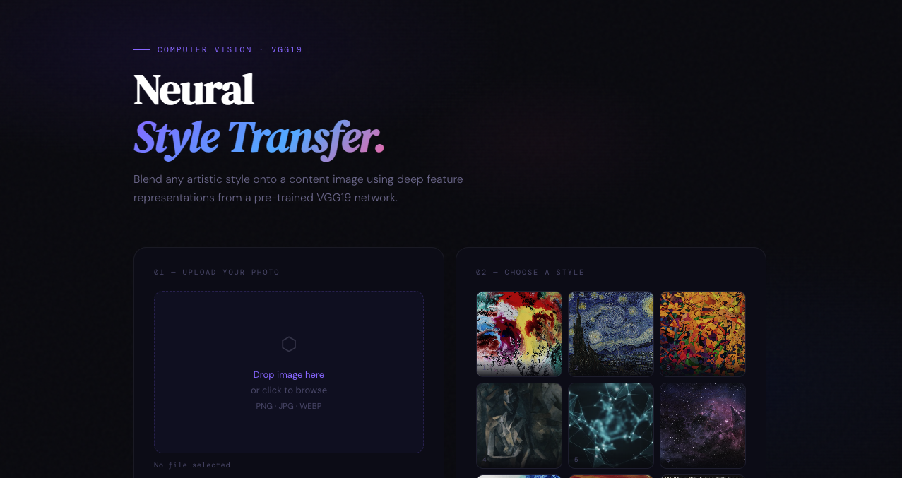 Neural Style Transfer with Deep Learning